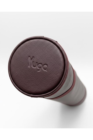 Yuga Suni Deri Proje Tüpü Cepli 10,5 Cm Bordo