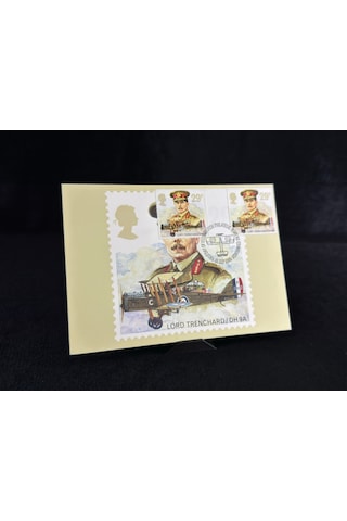 1986 İngiltere Kraliyet Hava Kuvvetleri Kartpostal Royal Air Force - Lord Trenchard / Dh 9a - Post Office Picture Postcard