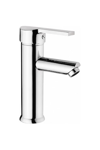 Delta Kompakt Lavabo Bataryası Tek Kollu Banyo Armatürü, Krom