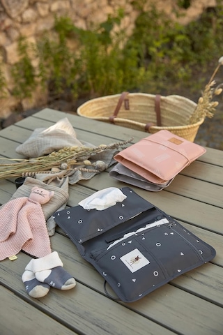 Lässıg Bebek Bezi Çantası Bebek Bezi Altlığı Yolculuk İçin/changing Pouch Blocks Taupe Çok Renkli