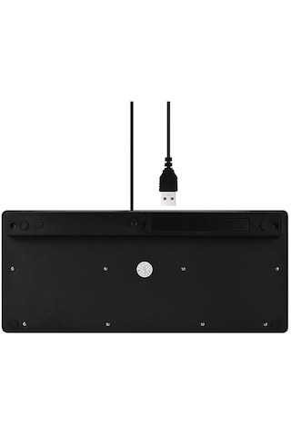 Yeni Siyah İnce Klavye Usb Bilgisayar Mini Klavye Kablosuz Değil Pc
