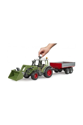 Bruder Fendt Vario 211 Kepçeli Traktör&Römork BR02182 Lisanslı Ürün