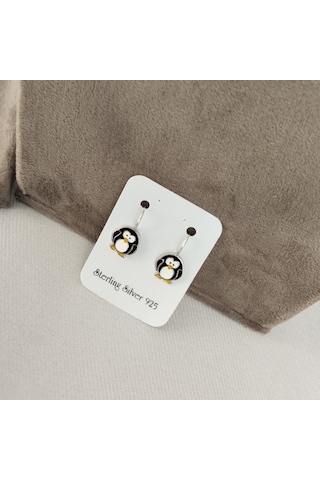 931 Ayar Gümüş Çocuk Küpesi Zarif Ve Güvenli Tasarım Model 8 Gümüş