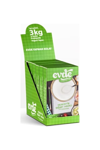 Evde Probiyotik Yoğurt Mayası 6 x 1 G Evde Probiyotik Yoğurt Mayası 6 x 1 G