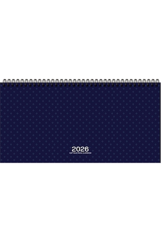 Keskin 2026-aj-66 16 33,5 Spr.haftalık Masa Ajandası-lacivert Lacivert