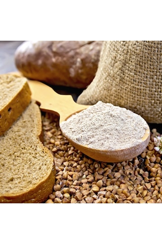 Tam Tarım Glutensiz Çiğ Karabuğday Unu 5 KG