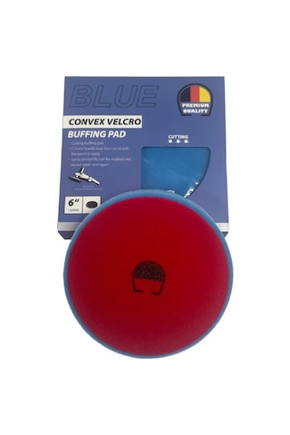 Premium Quality Convex Velcro 155mm Cırtlı Mavi Polisaj Süngeri