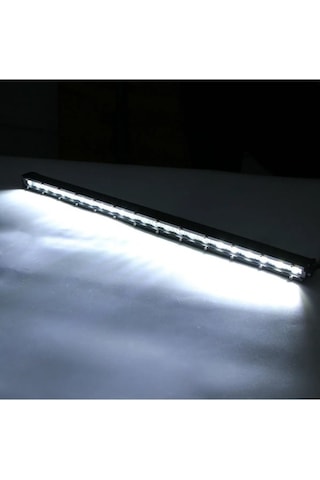 72W 24 Led Tek Sıra Off Road Yayıcı Gündüz Farı Lambası Projektör