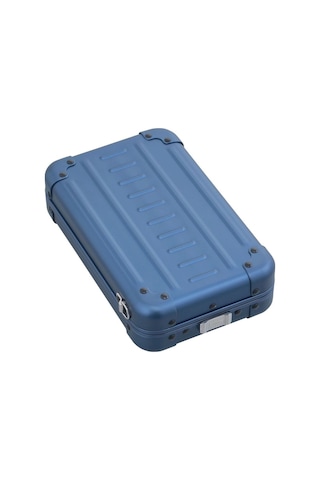 Aleon Mini Bag 19 Cm Alüminyum Omuz Çantası, Hafif, Şık, Unisex Günlük Çanta Lacivert