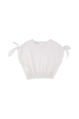 Best Kids Kız Çocuk Kolu Bağlamalı Bluz 001