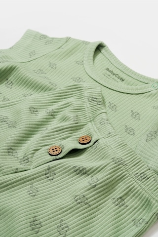 Bebek Şort Ve Tişört Takımı, %50 Modal Kumaş - %50 Organik Pamuk, Bebek Ve Yenidoğan Serisi - Csym11705 Yeşil