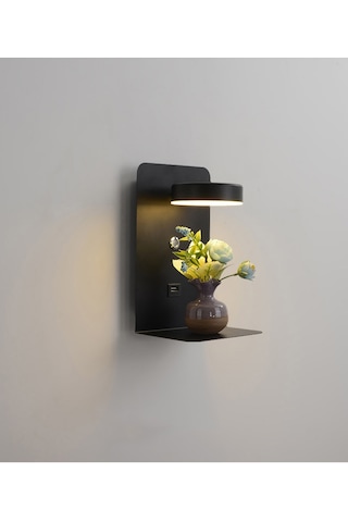 Simaavize Modern Usb Şarj Aplik2 Siyah