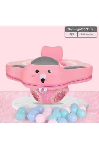 Mambobaby B504 Olmayan Şişme Bebek Havuzu Koltuk Şamandıra Mt3138p Pembe