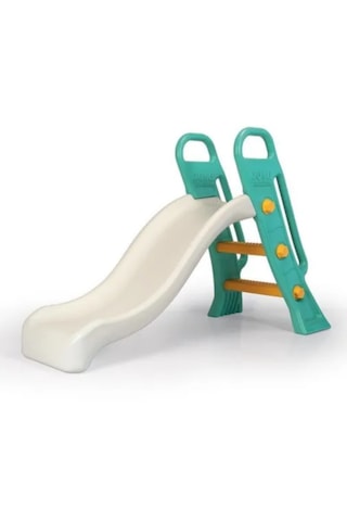 Dolu Küçük Kaydırak Yeşil Beyaz - Turkuaz