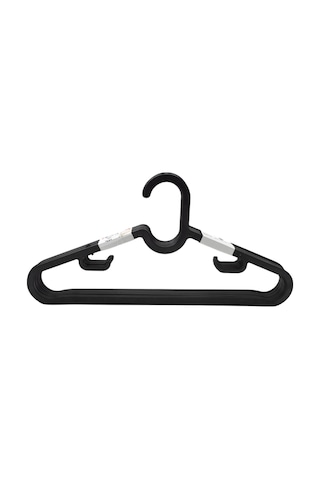 Bee Home Elbise Askısı 10 Lu Bee-6330 Siyah