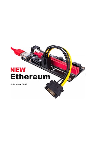 Pcı-E 1X To 16X Usb 3.0 Riser 009S Kart 4842P Uzatma Btc Express
