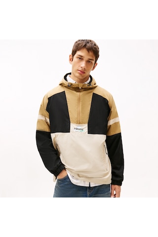 Tommy Hilfiger Light Weight Nylon Anorak Erkek Bej Ceket Dm0dm22260