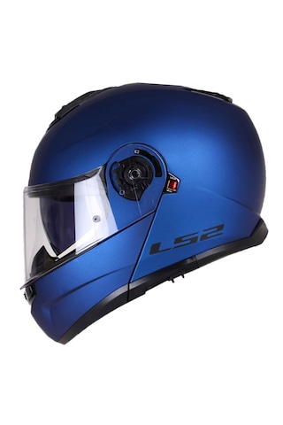 Ls2 Strobe 2 Mat Navy Mavi Çene Açılır Motosiklet Kask Mat Mavi