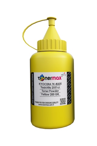 Kyocera Mita Tk-8325 Sarı Toner Tozu/ Taskalfa 2551Ci