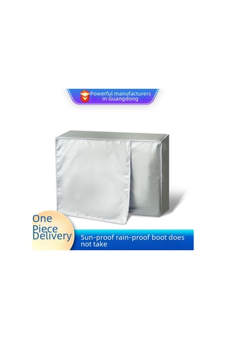 Neevoyu Dış Mekan Klima Kasa Koruyucu, 5 Yüzlü Tam Kapaklı, Güneş/yağmur/toz Engeli, Dayanıklı Poliester, 1.5p Büyük Boy 86x35x60 Cm