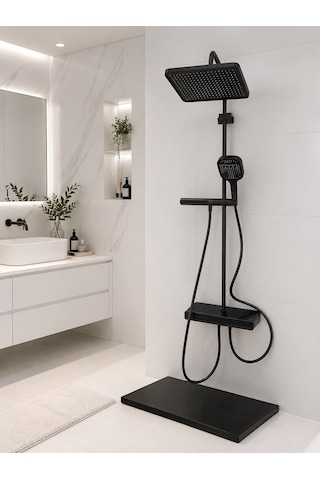 Nemo Banyo Yağmur Duş Sistemi Acar 04.04.093 Açık Gri
