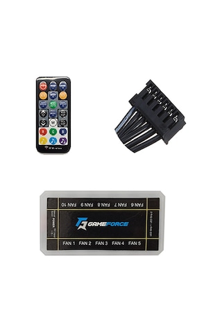 Gameforce Dualrıng 4X120Mm Sese Duyarlı A Rgb Kasa Fanı