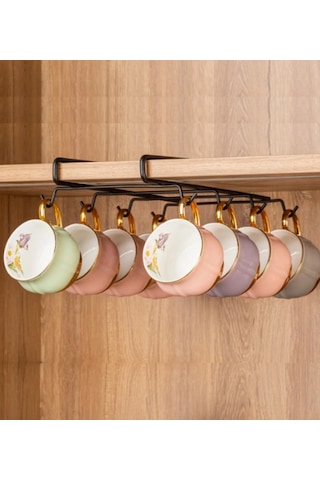 Büro Ev Ofis Mutfağı İçin Dolap İçi Fincanlık Askı Aparatı Diğer