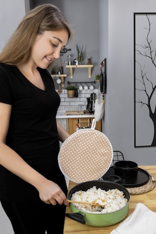 Şık Ve Pratik Demlematik: Pilav Demleme Örtüsü , Tencere Kapağı Bonesikahve Puantiye