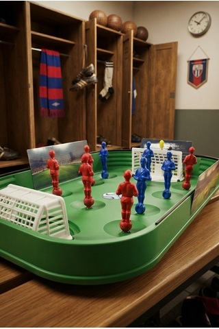 Mini Futbol Oyun Seti Taşınabilir Hareketli Mekanizmalı Eğlenceli Futbol Seti