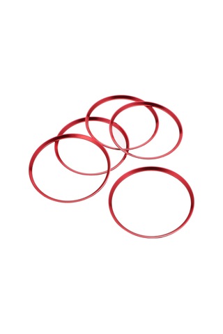 Suofeng Mercedes A/b/gla/cla 2012-2016 İç Mekan Akrilik Klima Havuz Çevresi Dekoratif Çerçeve, Kırmızı Renk, 5 Adet Seti