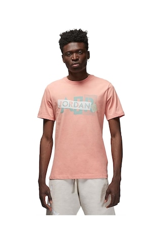 Jordan M Brand Gfx Ss Crew 3 Erkek T-shirt Dm1426-824 Turuncu-turuncu