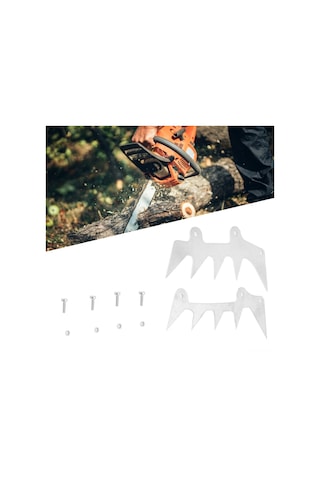 Vkemall Stihl Ms360/ms390/ms361/ms362/ms380/ms381 İçin Dayanıklı Çelik Tampon Kanat Çivi Seti 2 Adet