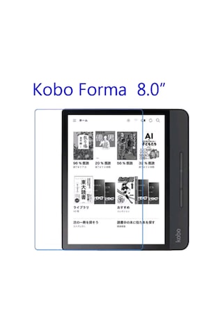 2 Adet Kobo Forma 8'' E-Kitap Okuyucu Ekran Koruyucu Film