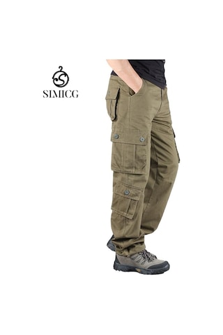 Erkekler İçin 3d Outdoor Sekiz Cepli Tulum Sarı