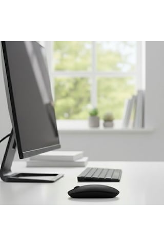 Buffer Siyah Renkli Ergonomik Sessiz Kablosuz Mouse Usb Alıcılı, Ofis Ve Oyun İçin Konforlu Bilgisayar Faresi Ms6310
