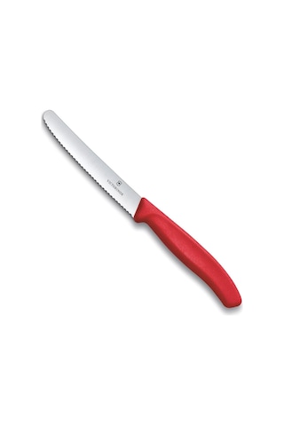 Victorinox 6.7831.c1 Swiss Classic 11cm Tırtıklı Domates Bıçağı, Kırmızı Diğer