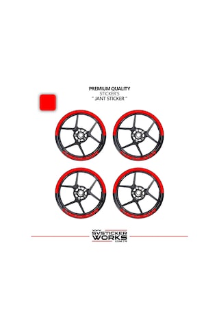 Honda Cbr 250 R Jant Şeridi Yarım Jant Kaplama & Cbr 250 R Yazı Sticker Seti