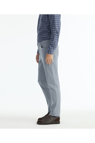 Yargıcı Düz Normal Bel Pantolon 25kepn3014x 005 Gri