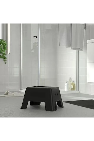 Sumuhome Bolmen Basamak Tabure Siyah 44x35x25 Cm Siyah