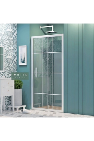 İmaj Banyo Legend White İki Duvar Arası 1 Sabit 1 Sürgü Duşakabin Beyaz