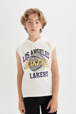 DeFacto Erkek Çocuk NBA Los Angeles Lakers 2'li Takım Kapüşonlu Atlet Şort C2711A824HSWT32