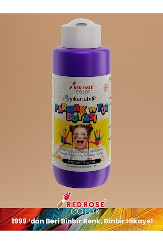 Red Rose Mor Parmak Boyası 120 ML Yıkanabilir