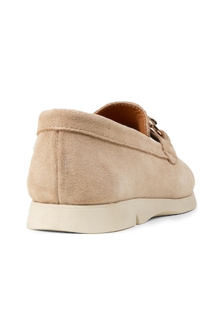 Deery Kadın Hakiki Süet Bej Tokalı Loafer - K5300zbejc01 Bej
