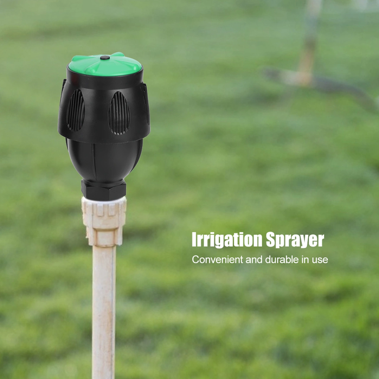 Vkemall Plastik Otomatik Döner Sulama Başlığı 360 Derece - Tarım Bahçe Çim Parkı İçin 1/2" Ve 3/4" Açıkta Sprey