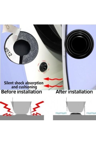 10 Adet Araba Kapı Ses Ve Gürültü Önleyici Conta Kaput Bagaj Darb N11.8612