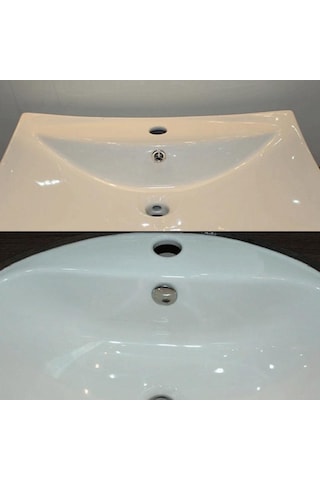 Jms Banyo Seramik Lavabo Taşma Yedek Kapak Krom Kaplama 7 Gümüş