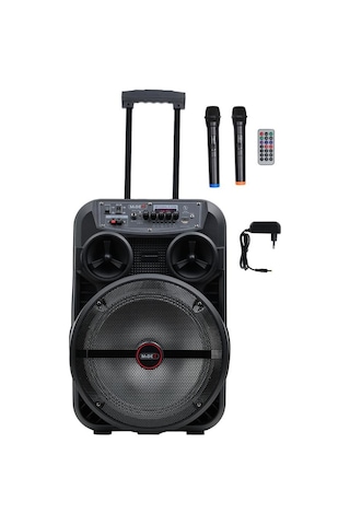 Midex 280 Watt Kablosuz Şarjlı Mikrofonlu Mevlüt Anfisi Hoparlör Mxr-280 Bluetoth Usb Echo 12 İnç