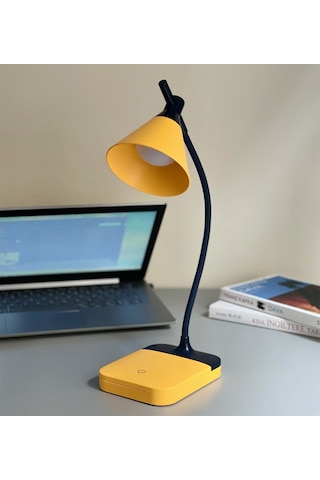 Dokunmatik Şarjlı Masa Lambası Sarı
