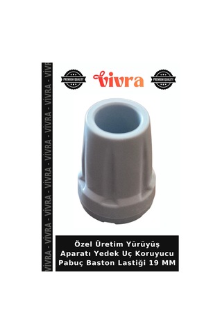 Özel Üretim Yürüyüş Aparatı Yedek Uç Koruyucu Pabuç Baston Lastiği 19 Mm
