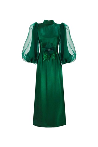 Senna Elenora Dress Zümrüt Zümrüt